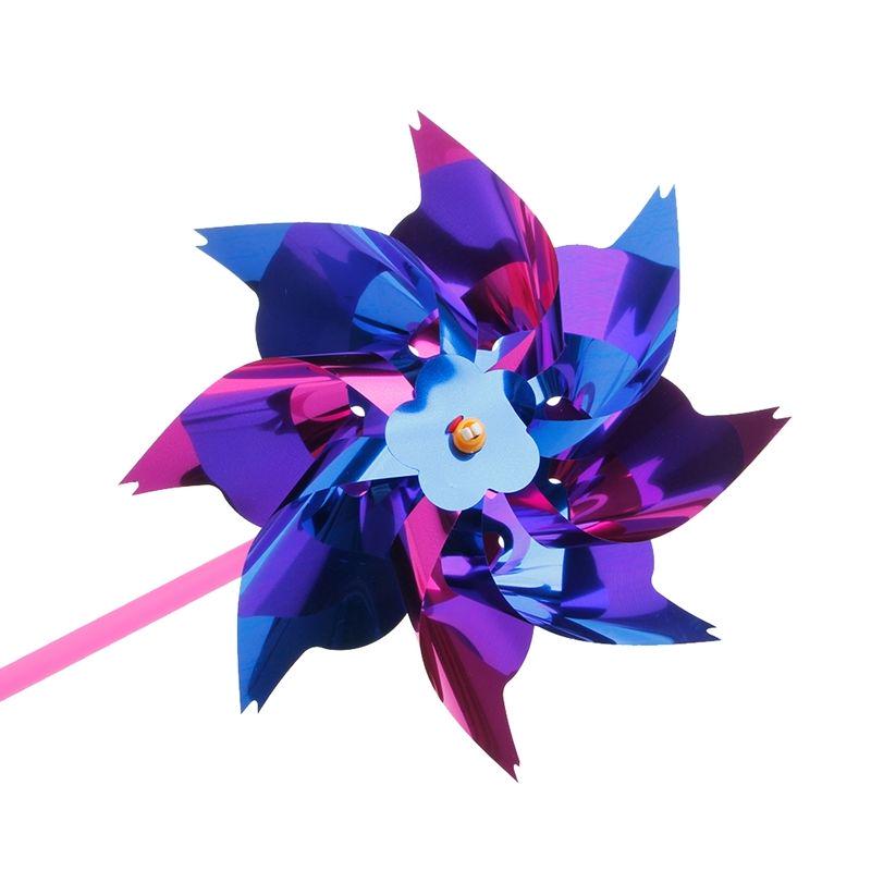 10Pcs Plastic Kids Toy Windmill Pinwheel Wind Spinner Lawn Garden Party Decor