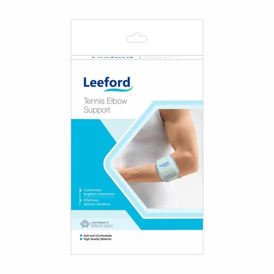 Leeford Polyurethane Tennis Elbow Support Brace Band For Pain Relief (S)-Elbow Support, Adjustable With Compression Pad, Ideal For Men&Women
