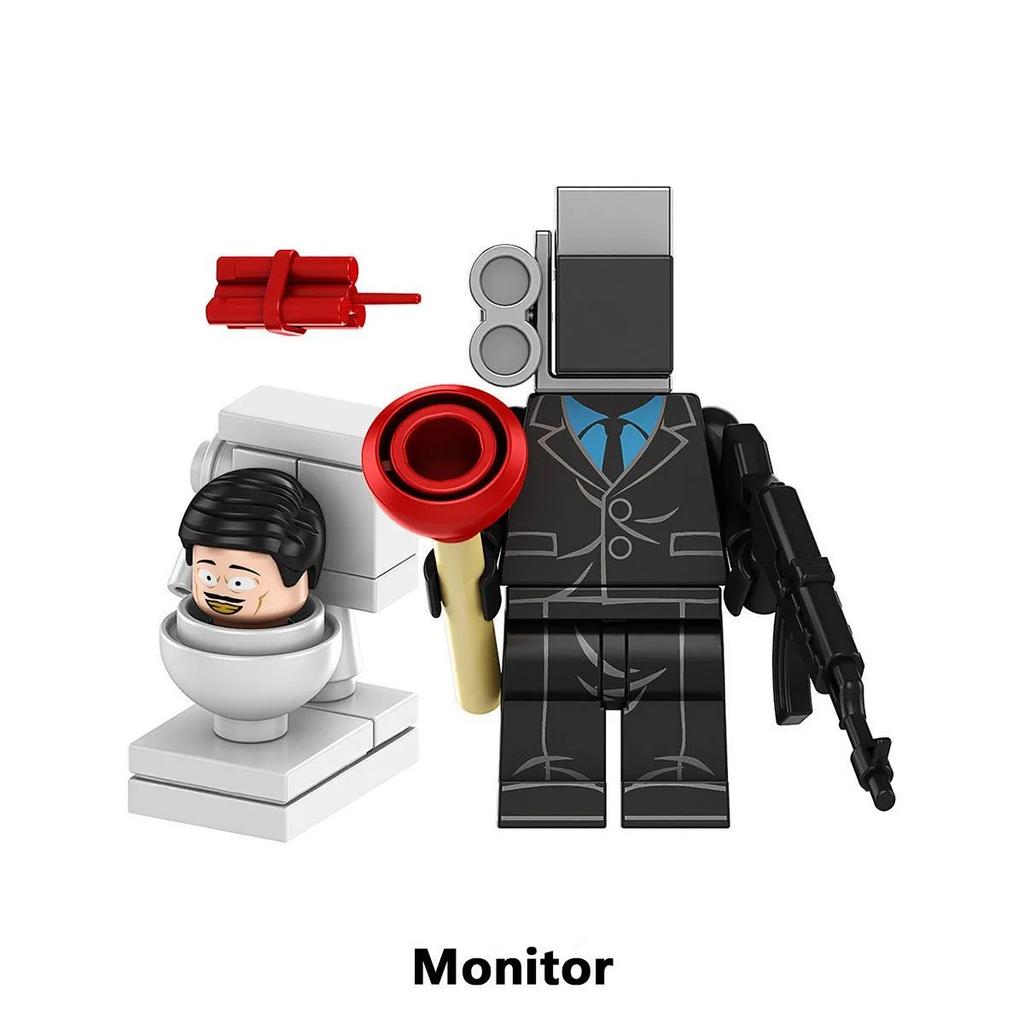 Toilettenmann, Sprechermann, Fernsehmann, Bausteinspielzeug