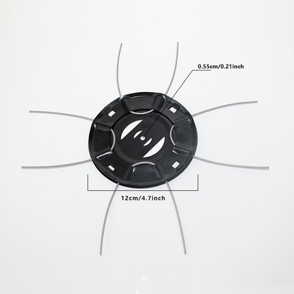 2Pcs High-Efficiency Grass Trimmer Head Easy To Install Weeding Tool  Wire Cutting Weeding