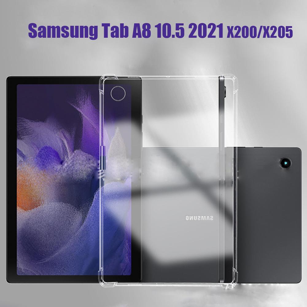 Case for Samsung Galaxy Tab A8 10.5 2021 Silicone soft shell TPU Airbag cover clear protective capa for Tab A8 SM-X200 X205