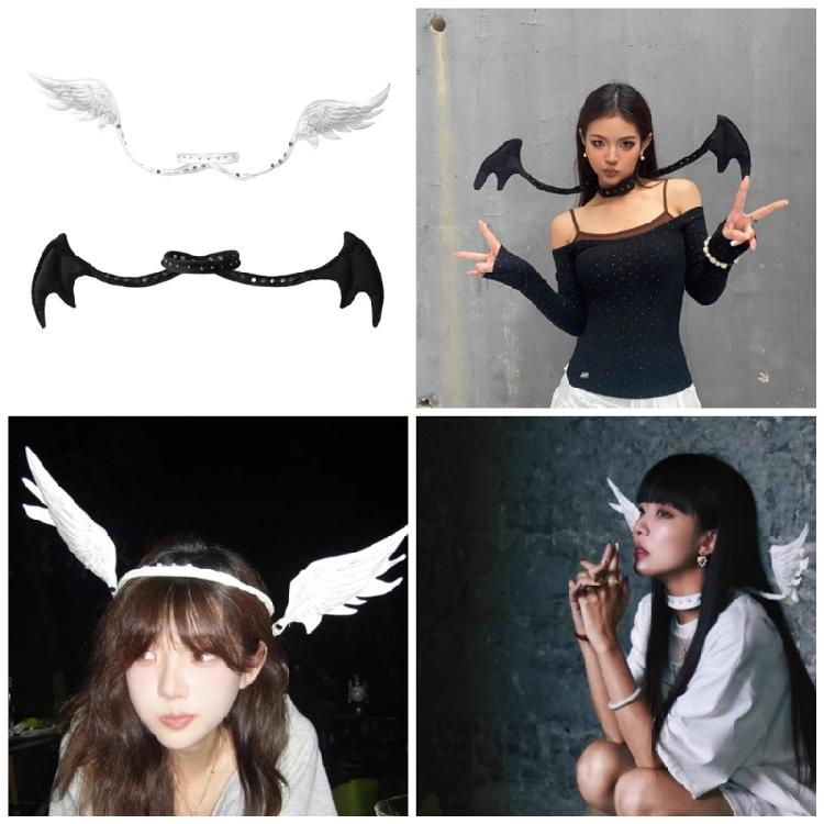 Fashionable Angel Devil Wing Choker Designs Fashion Accessory for Adventurous Spirits Stylish Outfits Casual Wear