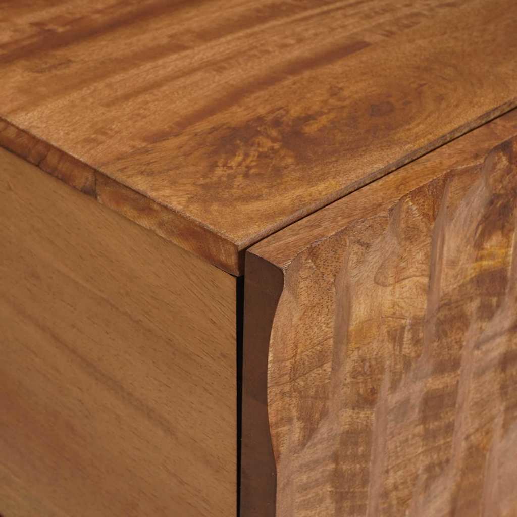 TV Cabinet with Door Acacia Brown Surface 105 X 33 X 46 Cm