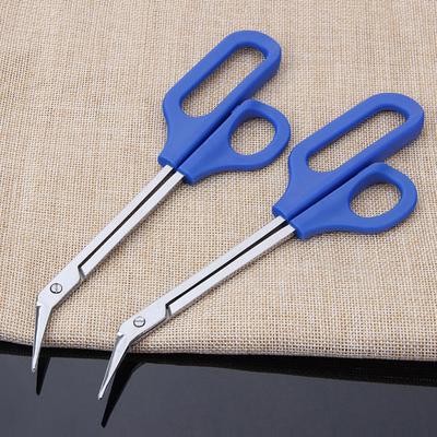 21x6.3cm Cortauñas Grande para Uñas del Pie Punta Curva Tijera para Vendaje Gasa con Mango Largo Acero Inoxidable Herramienta de Manicura Pedicura
