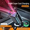 Starry Sky Projector 120W 4-in-1 Car Charger with Retractable Cable & Digital Display