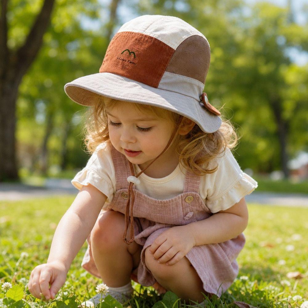 Quick-Dry Sun Cap UV Protection Beach Hat Fashion Kids Bucket Hat  Children