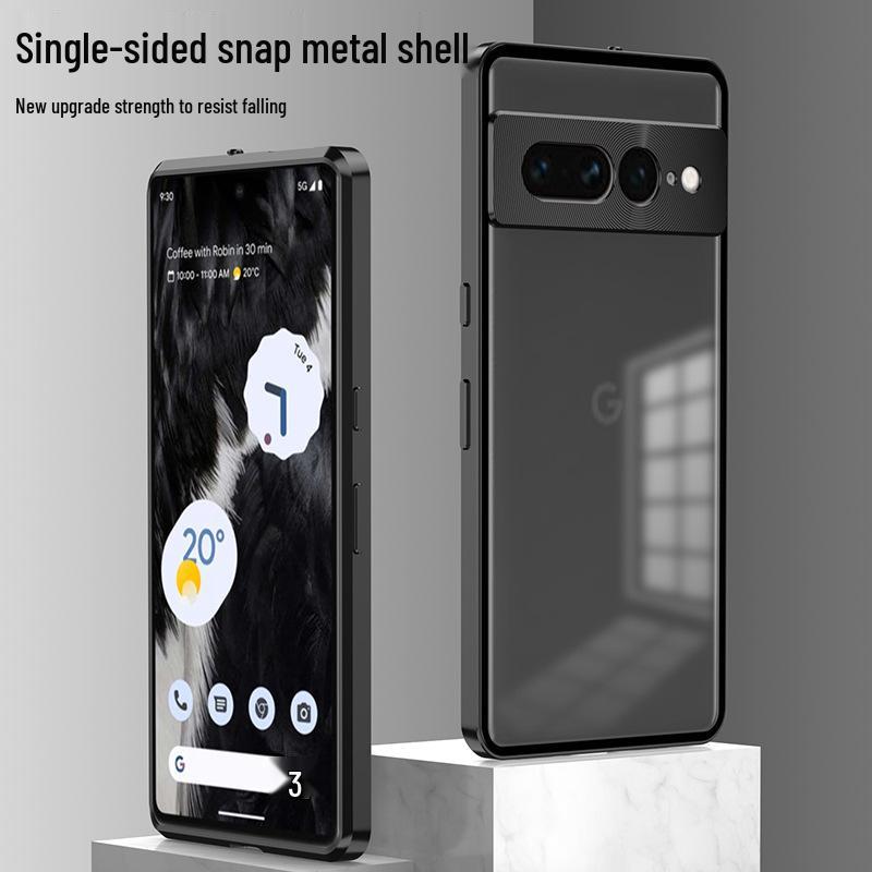 Google Pixel 9 Pro Pop-Up Aluminum Alloy Magnetic Matte Phone Case