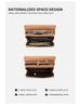 Women's Medium Crossbody Bag: Simple, Versatile, Large-Capacity, High-Grade Soft Leather, Commuter-Friendly Square Design.