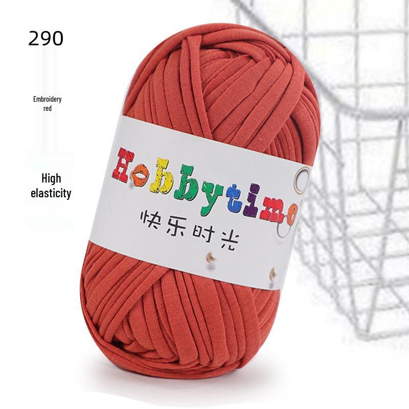 Cloth Strip Yarn DIY Crochet Kit: Handmade Bag, Knitting Material for Cushions, Carpets, and Dolls