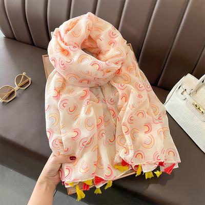 Luxus Schal Bohemia Baumwollschal Damen Wickeltuch Großes Pashmina Hijab Stirnband Schals Islamischer Turban Bufanda Foulard Schals