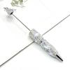 Fun Glowing Writing Tool DIY Glow-in-the-Dark Diamond Beaded Pen, Rhinestone Ballpoint Pens with Cartoon Charms, Cute Glitter Creative Gift Pen Tools