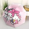 Sanrio,Characters Automatic Folding Umbrella-Simple 8-Rib Design, Bright Cartoon Pattern, Durable Iron Frame, Suitable For Travel, Outdoor,