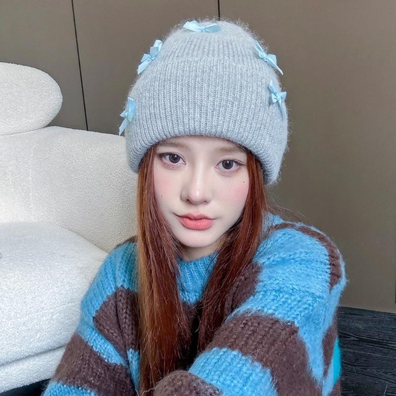 Women Skull Hat for Teens Girls Boys Pink Photo Props Knitted Winter Hat Skull Costume Props Skull Cap