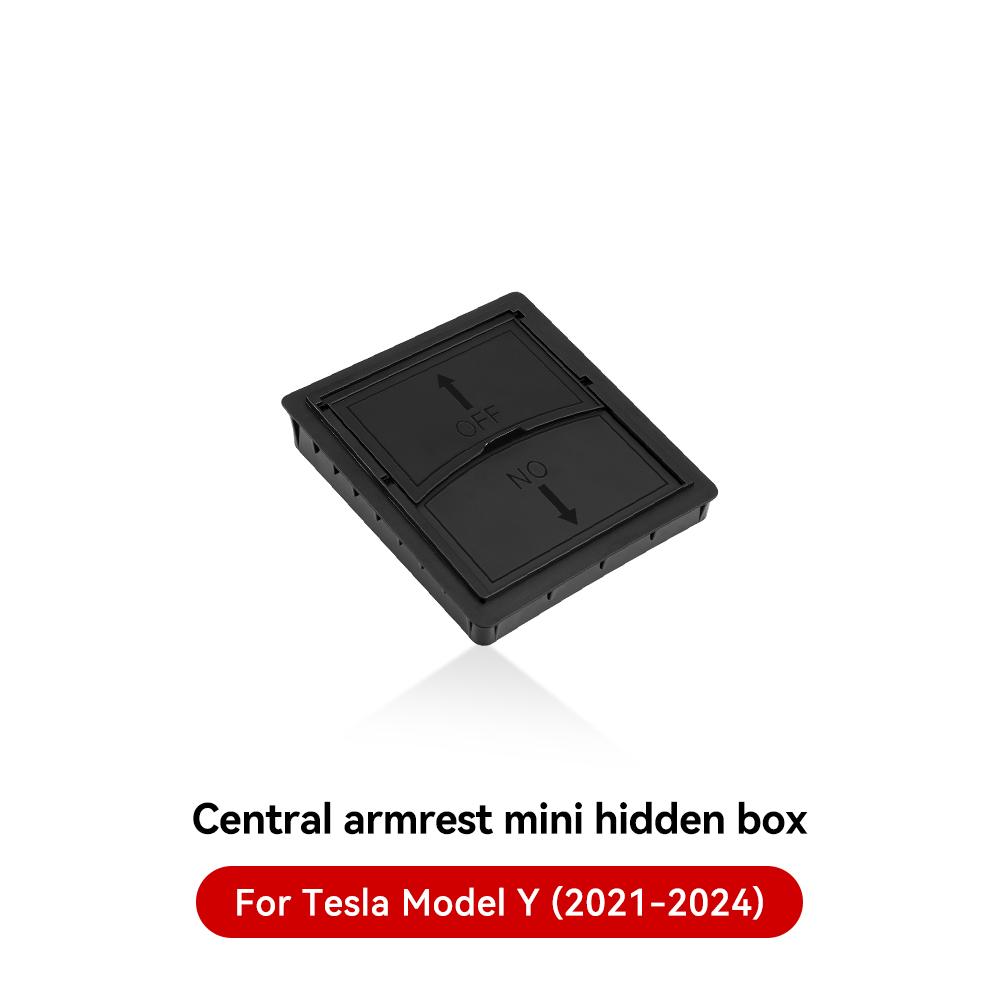 

Для Tesla Model 3 Highland 2025 Model Y 2021-2025 Центральный подлокотник Скрытый ящик для хранения Подстаканник Консоль Органайзер Ящик Аксессуары