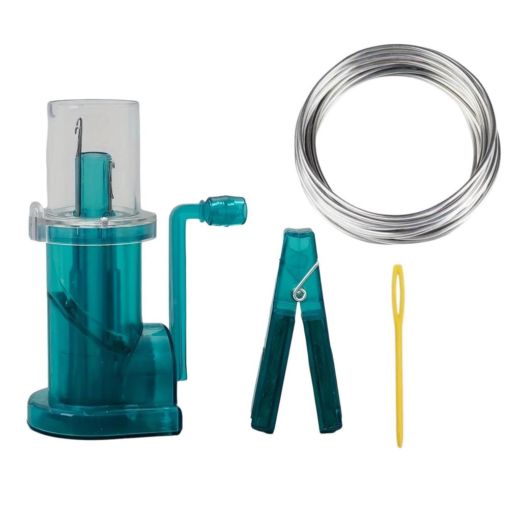 Hand-Cranked Rope Braiding & Jewelry Weaving Tool 