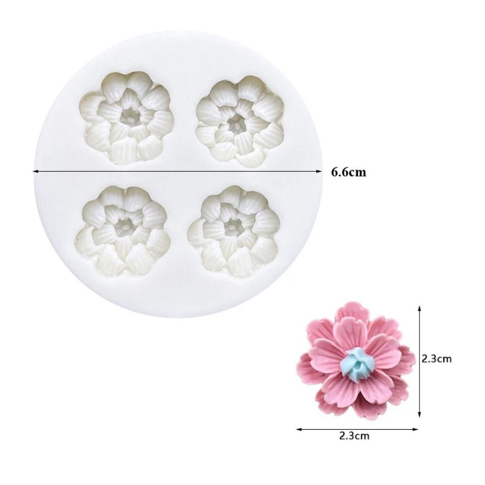 DIY Crafts Forma tvaru květin Silikonová epoxidová forma Dárková pryskyřicová forma