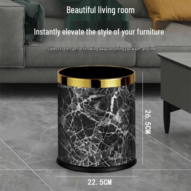 Yuzhuxun Double-Layer Commercial Waste Bin Set