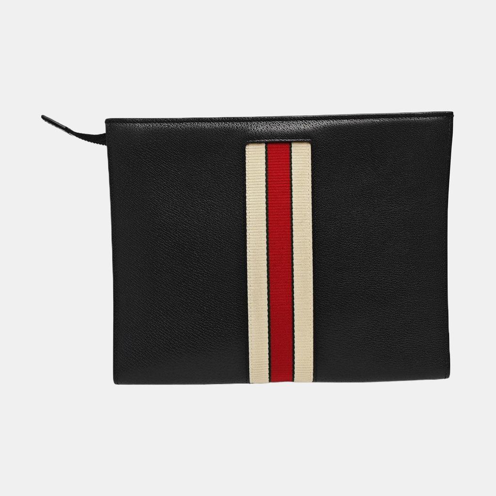 [Pre-Owned] Vintage Jacquard Striped Zipper Clutch - Excellent #FSOOOC