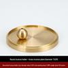Zen Minimalist Brass Incense Stick Holder - Creative Sandalwood Burner & Ash Catcher in New Chinese Style for Tea Ceremonies.