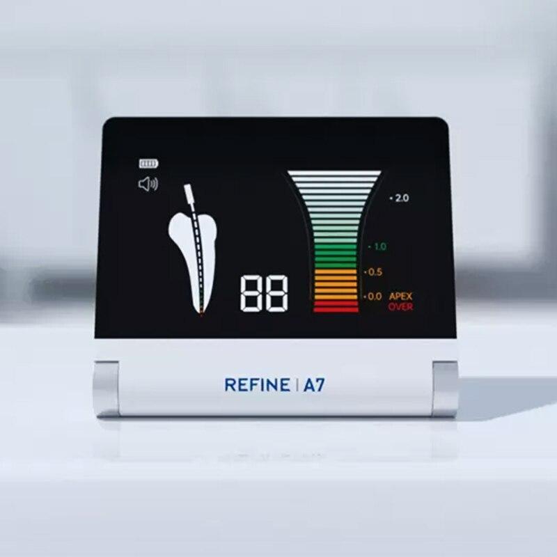 

Профессиональный стоматологический локатор апекса Refine A7, складной с экраном 2 в 1, инструмент для измерения длины корневого канала типа C Refine A7