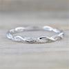 New Twisted Ring - Rose Gold Minimalist Finger Ring Jewelry