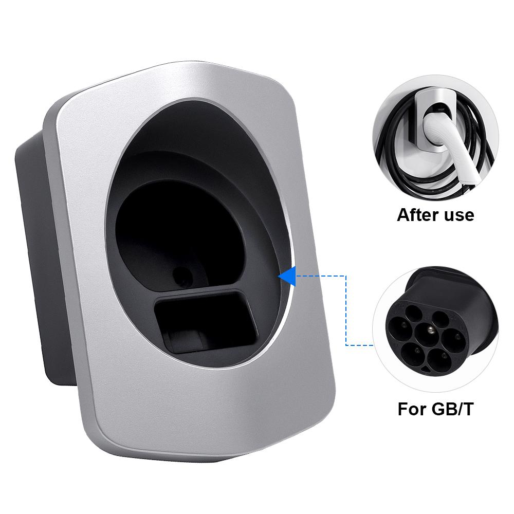 JDMEX Type2 EV Charger Holder IEC62196-2 Charging Cable Organizer Plug Holder Sleek Wallbox EV Charger Support Type 1 GBT