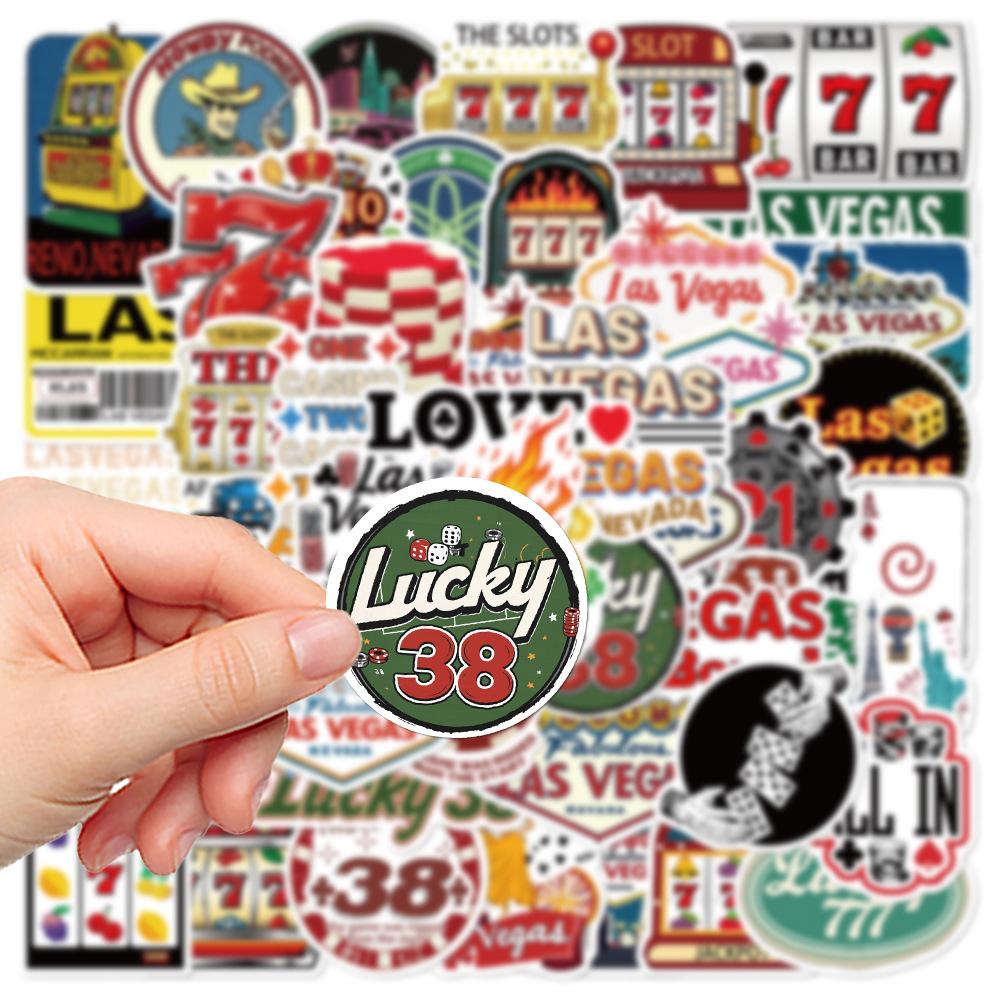 10/30/50pcs Las Vegas American States Stickers Cool Cartoon Decals Suitcase Phone Notebook Sticker Decoration Toys