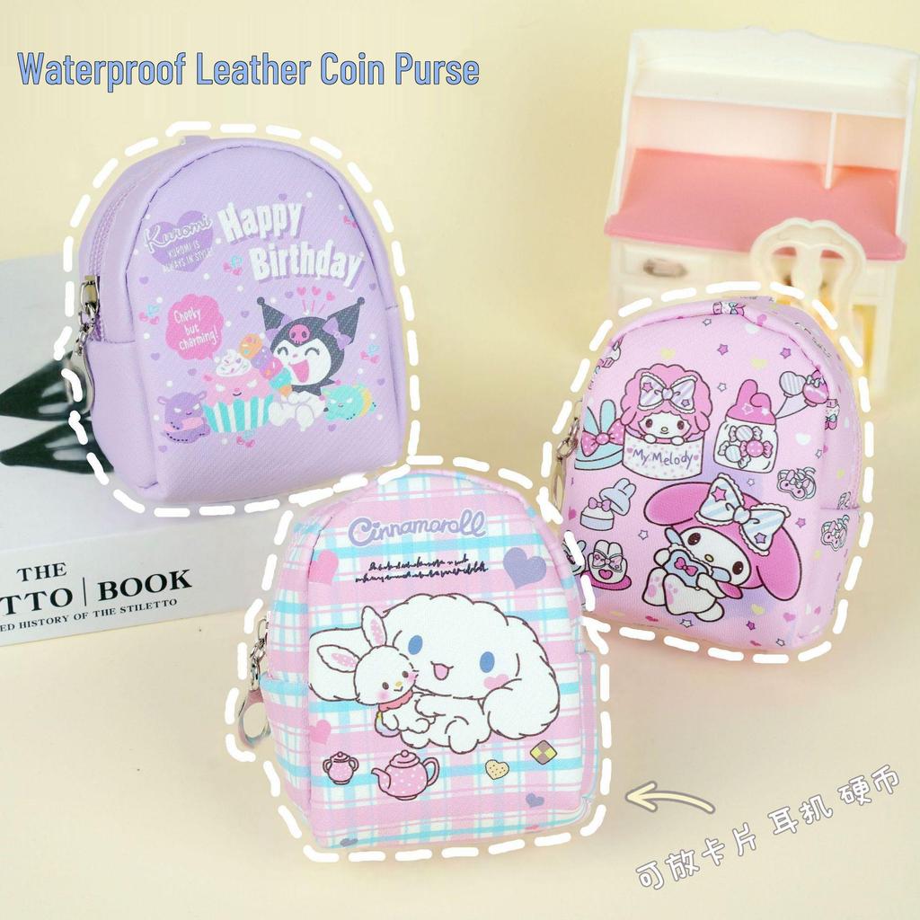 Kuromi Cartoon Mini Backpack: Cute Coin Purse & Versatile Storage for Earphones & Lipstick