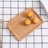 Wood RectangularTableware Serving Tray Decorative Food Holder Storage Tray