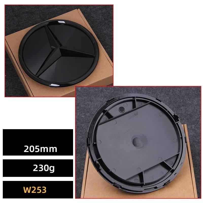 1pcs Car Front Grille Emblem Star Badge Logo Mirror For Mercedes Benz W205 W204 W253 W213 W206 W166 gle glc RM1