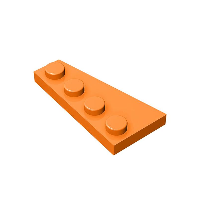 Non-Toxic Moc 10Pcs 41769 Wedge Plate 4X2 Right Building Blocks Kit Board Bricks Particle Puzzle Idea Diy Toy Children Birthday Kid Gifts