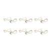 6 Pairs Bike Chain Quick Links Steel Missing Chain Repair Connector for Mountain Road Bicycle10 Speed