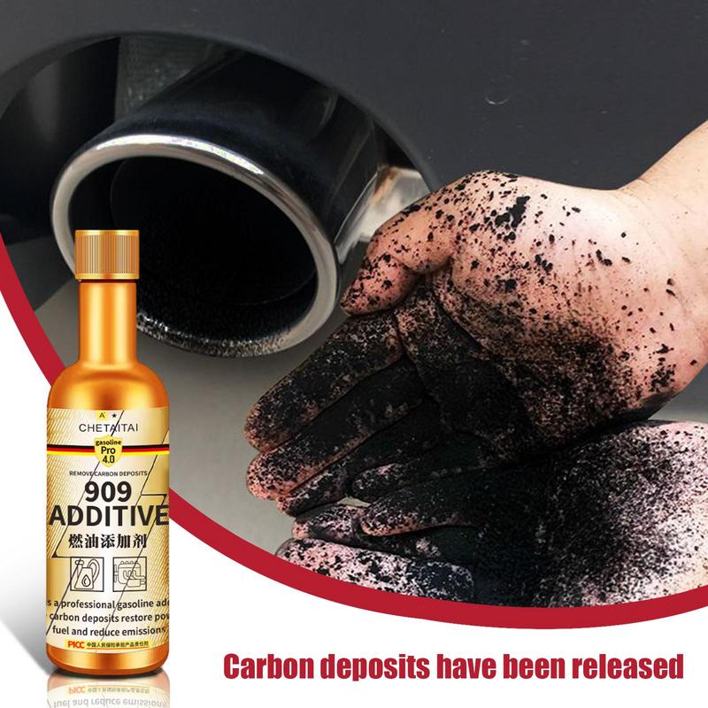 Engine Oil System Cleaner Lubricant Oil Additive 120ml Carbon Cleaner Sludge Remover Truck Engine Oil System Cleaner For Car
