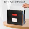 Expanding Hanging File Folders, Plastic Filing Organizer, 7 Pockets Accordion Drawer Organizer for Filing Cabinet, Ert Filling Folders with Colorful