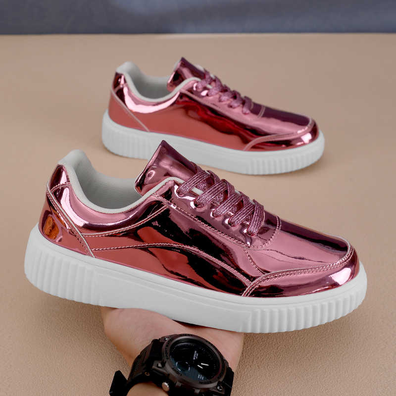 Fashion Round Toe Parkside Casual Female Sneakers Flats Black Women's Tennis Women's Basketball Shoes Sports Snaeaker Vip Link