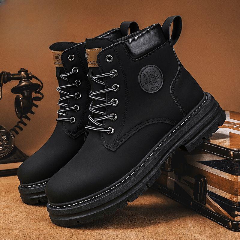 

Повседневная мужская обувь для походов с высоким вырезом, качество Y2k, размер 45, оригинальные предложения, удобные мужские ботинки, модное предложение по низкой цене 44 44