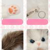 Weiche Plüschtasche Niedliche Simulierte Katze Designer Rucksack Damen Trendiger Rucksack Handtasche für Frau Schulrucksack Geschenke für Mädchen
