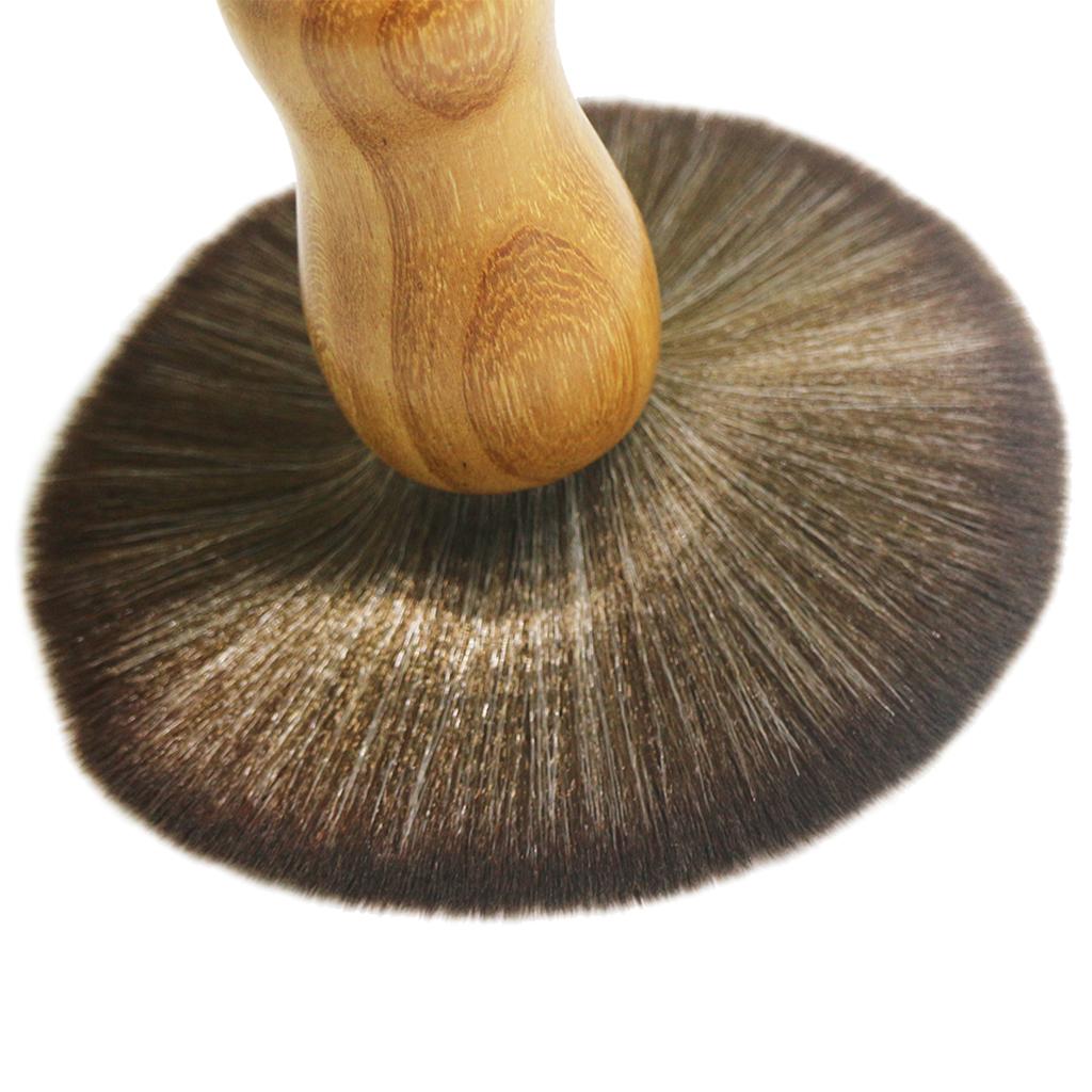 Turntable Vinyl for LP Record Cleaner Anti-Static Cleaning Brush for CD Longplay Player Cleaner Wooden Handle Brush
