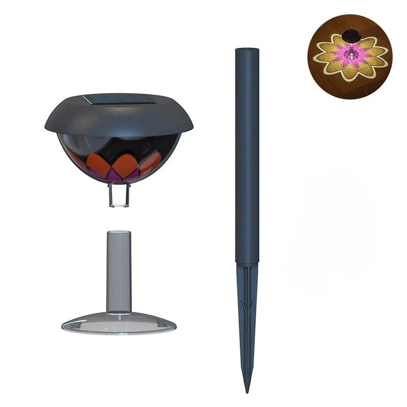 

Solar Outdoor LED Spotlight Waterproof Ground Plug Light Control Sensor Lamp for Garden Street Balcony Patio Home Decor Lighting