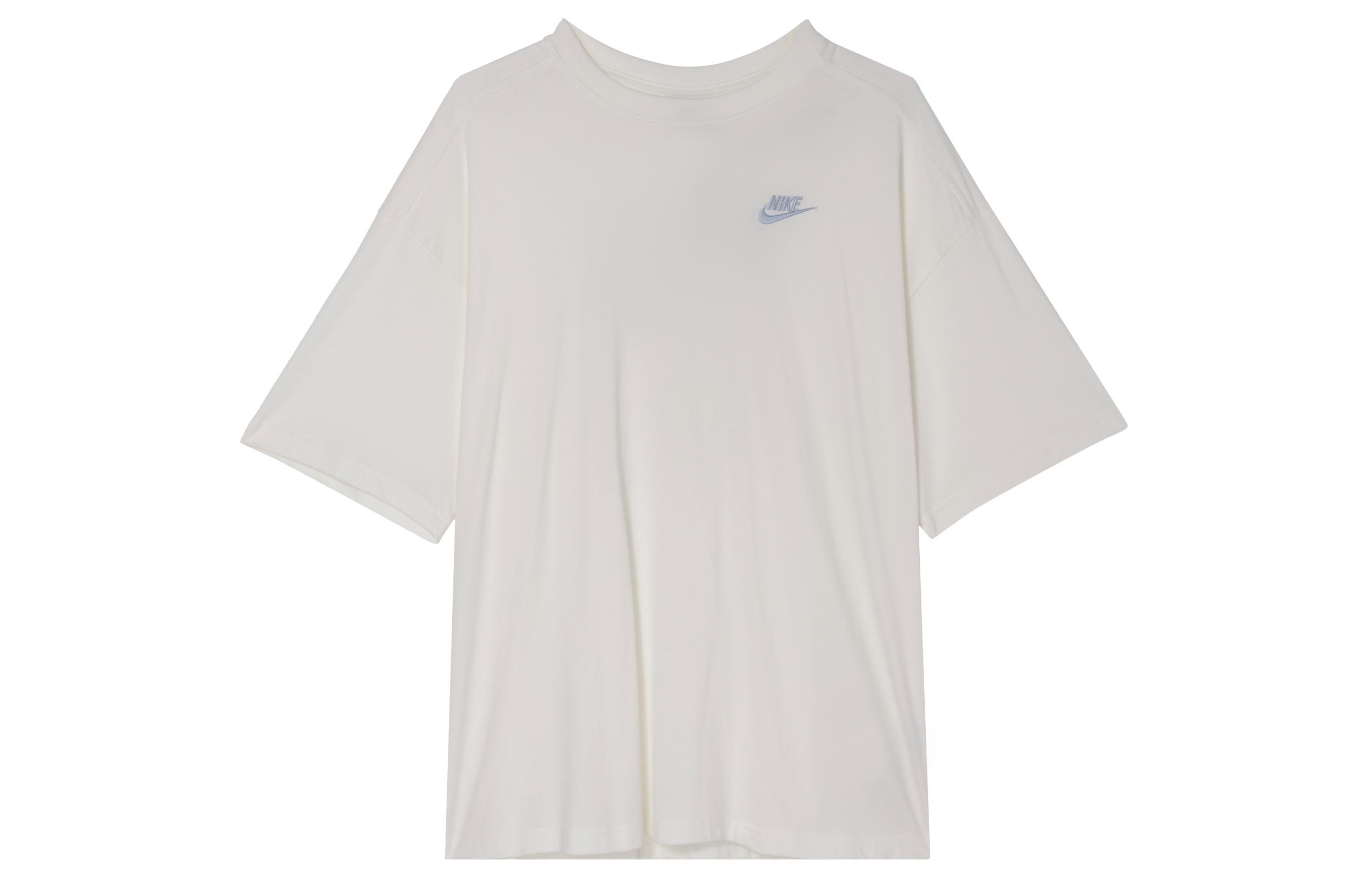 Nike Sportswear Drop Shoulder Sleeve T Shirt Women s Sail White HJ9427-133 L