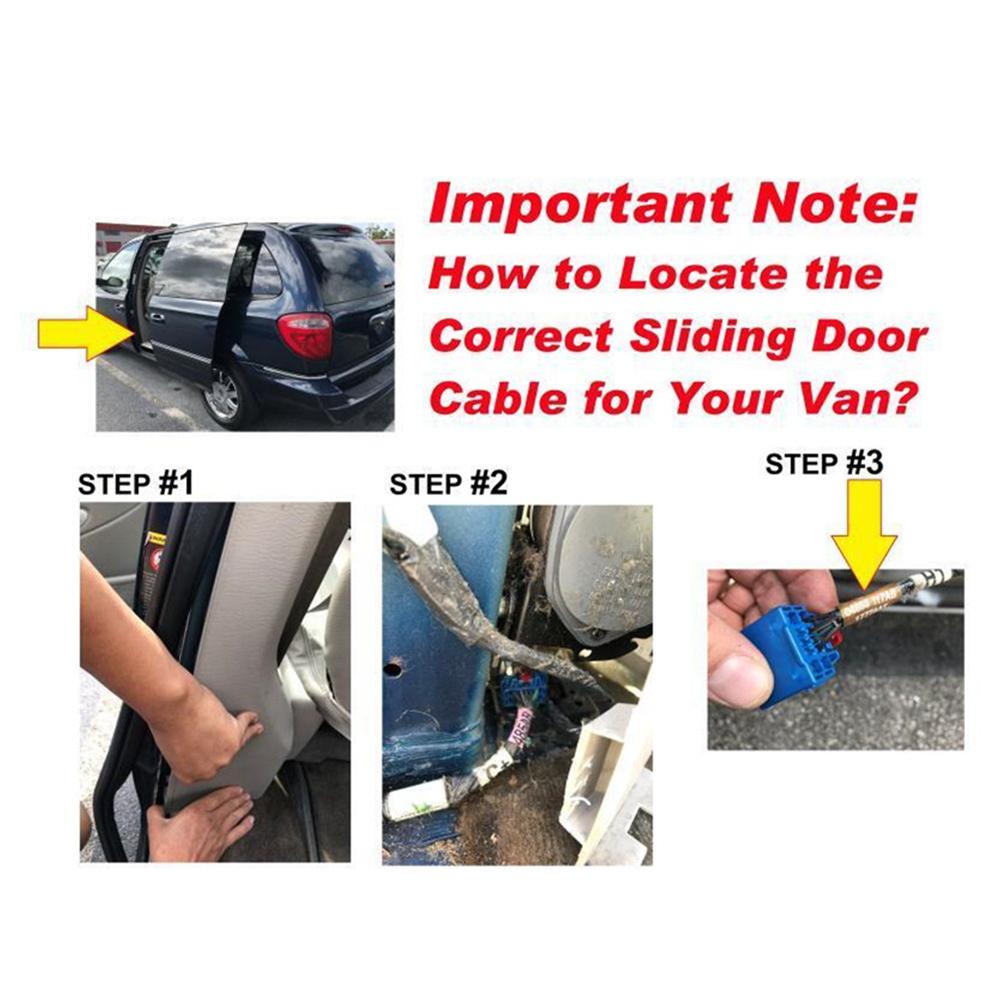 Right Power Sliding Door Wiring 68043222AB For 2008-2009 Chrysler Town & Country