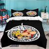 Asterix Freunde 3-teiliges Bettwäsche-Set, Enthält 1 Bettbezug und 2 Kissenbezüge, Perfektes Geschenk für Weihnachten, Ideal für Schlafzimmer, Wohnheim