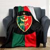 MCA MOULOUDIA LOGO Print Flannel Blanket High Quality Warm Comfortable Cover for All Seasons Perfect for Gifts Home Decor