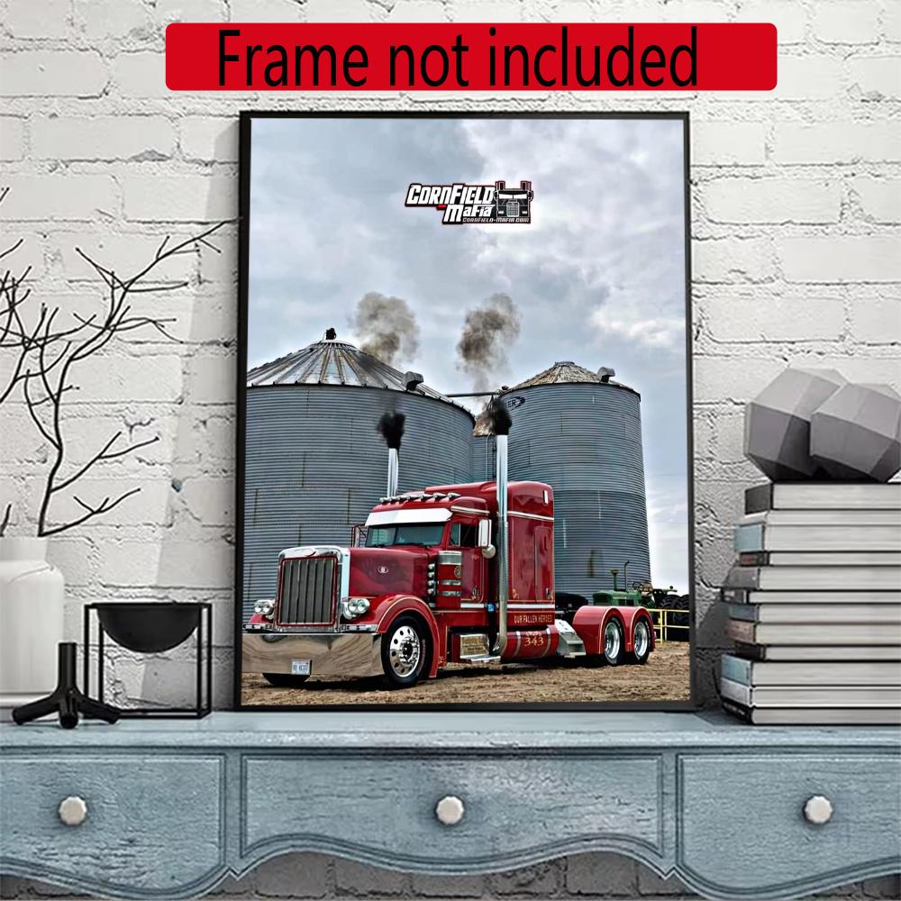 Kenworth Diamond Painting Round Diamond Mosaic Rhinestones Diamond Embroidery Craft Kit Wall Decor Without Frame