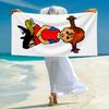 Pippi Longstocking Fashion Beach Towel: Ideal for Summer Adventures Soft, absorbent and quick drying suitable for swimming and bathing