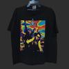 Vintage 90er U2 Irische Rockband Alternative Indie Schwarz X Groß T-Shirt U2 Zooropa Tour 1993 T-Shirts Genre Musik Konzert Größe XL