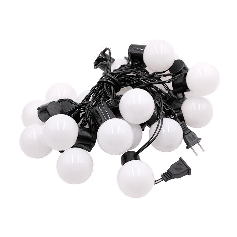 Waterproof 5cm Round String Lights for Outdoor Camping, Tent Decoration, and Night Market Stalls