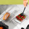 9-Piece Silicone Air Fryer Accessories Set with Baking Rack, Non-Stick Liner & Skewer Holder, Compatible with Ninja AF400 AF500 Air Fryers