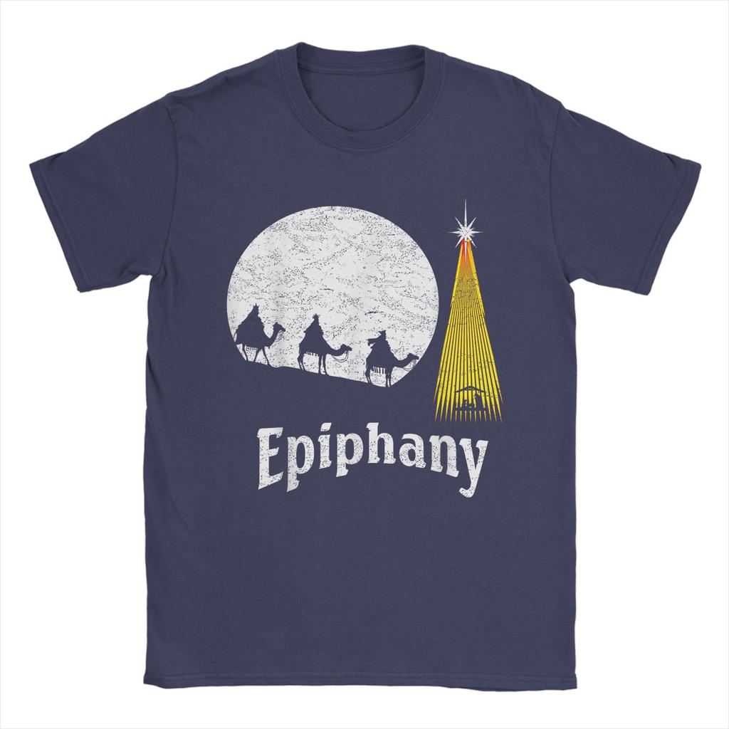 Funny Wise Men Epiphany Three Kings Day T-Shirts Men Round Neck Cotton T Shirt Christian Short Sleeve Tees Party Clothing