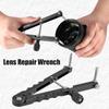 V Shaped Lens Opener Tool Kit 16-100mm Opening with 3 Types Tips V Style Lens Opener for Diameter 37mm-86mm DSLR Camera Lenses